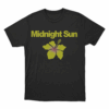 Midnight Sun Hibiscus T Shirt Black