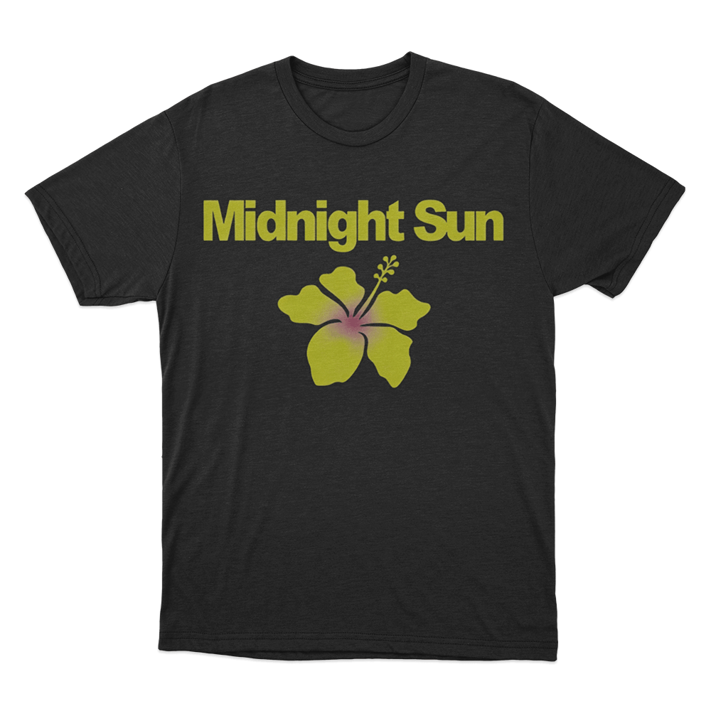 Midnight Sun Hibiscus T Shirt Black Midnight Sun Hibiscus T Shirt Black