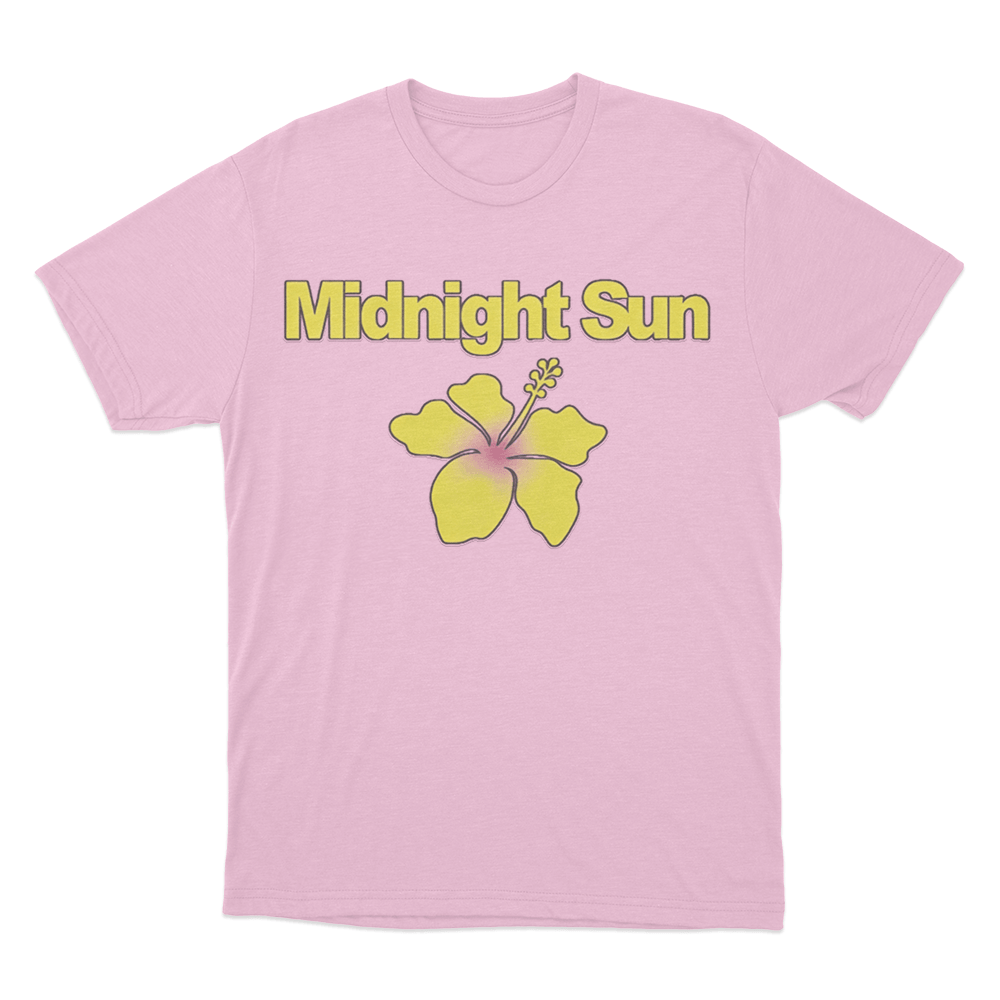 Midnight Sun Hibiscus T Shirt Pink Midnight Sun Hibiscus T Shirt Pink