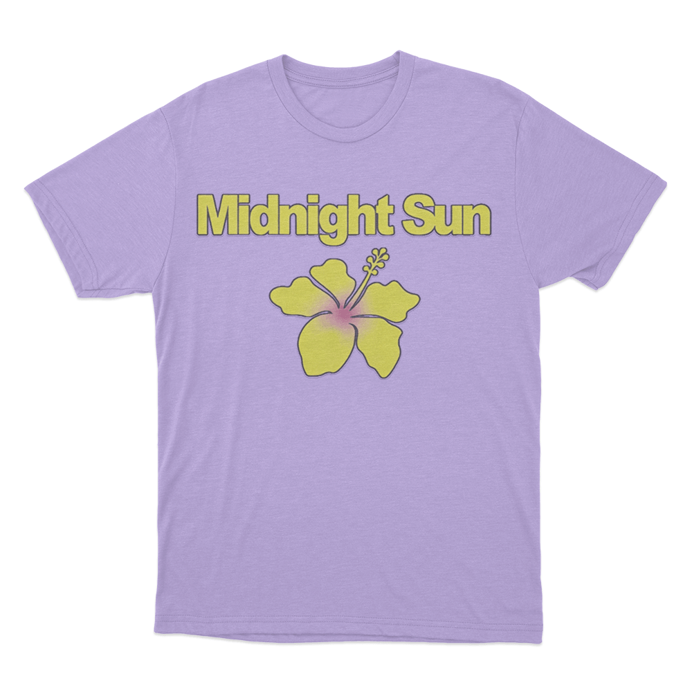 Midnight Sun Hibiscus T Shirt Purple Midnight Sun Hibiscus T Shirt Purple