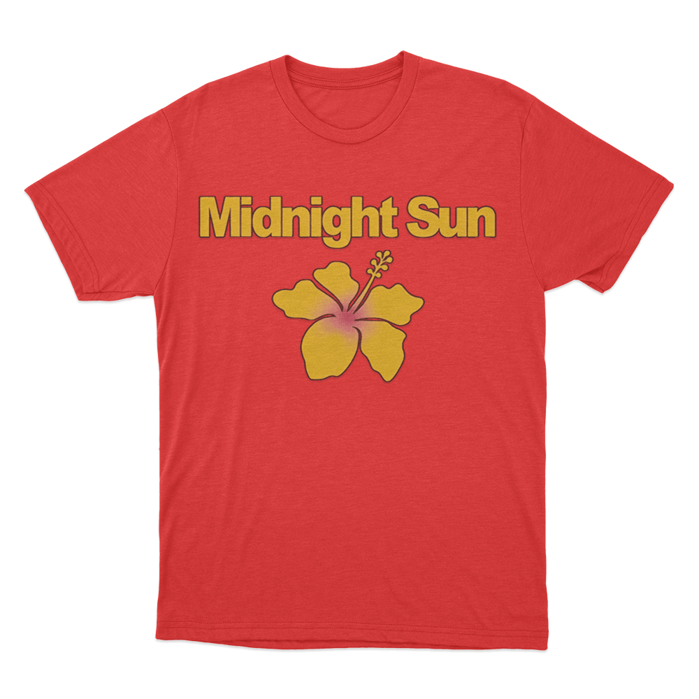 Midnight Sun Hibiscus T Shirt Red Midnight Sun Hibiscus T Shirt Red