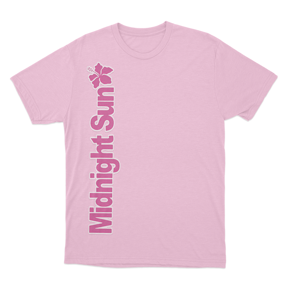 Midnight Sun Never Ending Tour T Shirt Pink Midnight Sun Never Ending Tour T Shirt Pink
