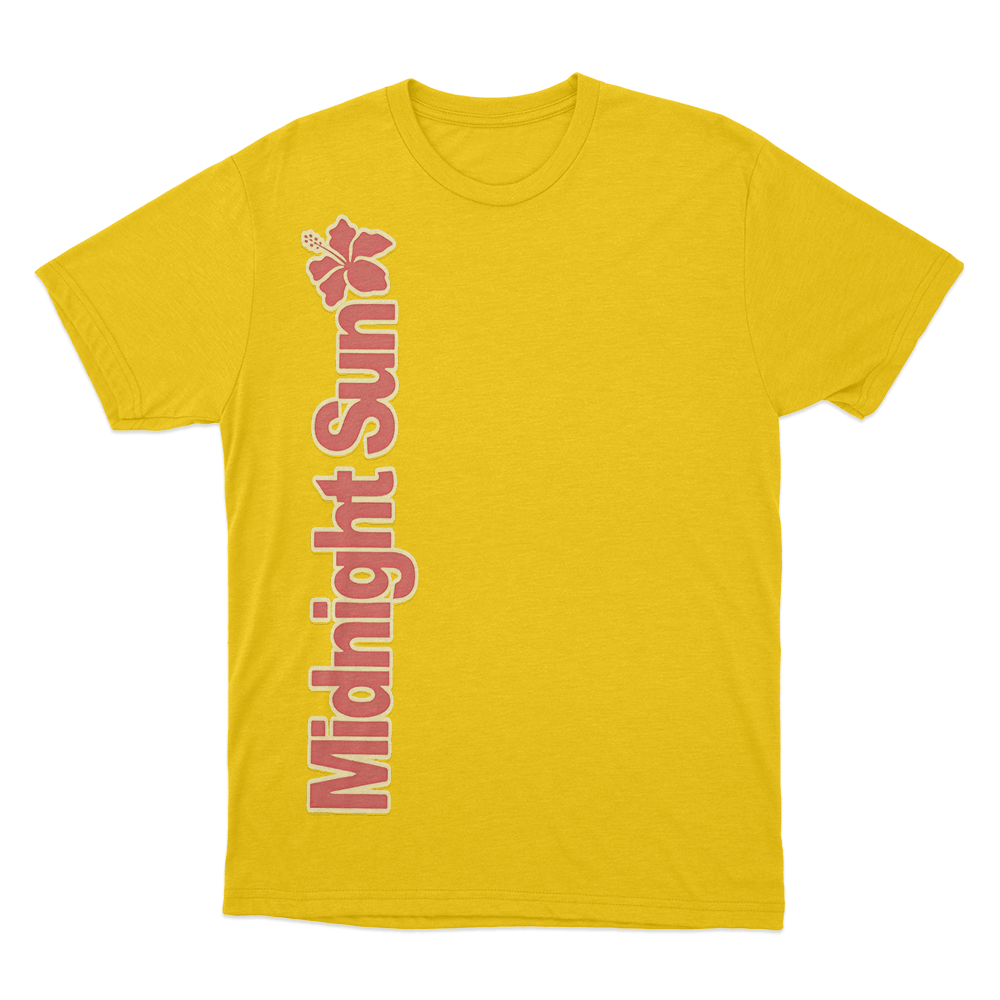 Midnight Sun Never Ending Tour T Shirt Yellow Midnight Sun Never Ending Tour T Shirt Yellow