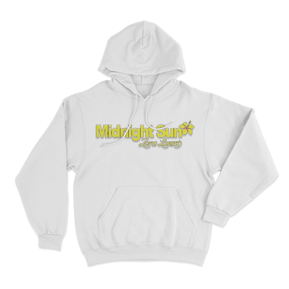 Midnight Sun Zara Hoodie White Midnight Sun Zara Hoodie White