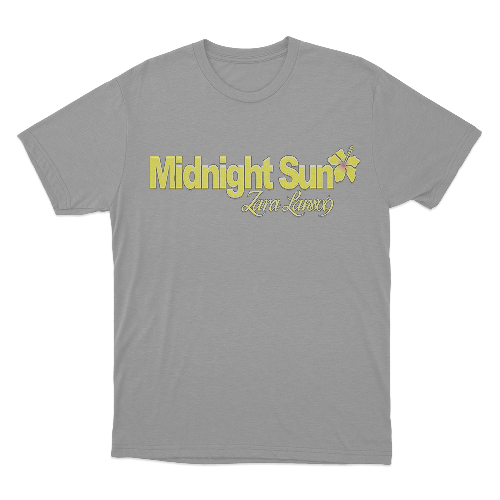 Midnight Sun Zara T Shirt Grey Midnight Sun Zara T Shirt Grey