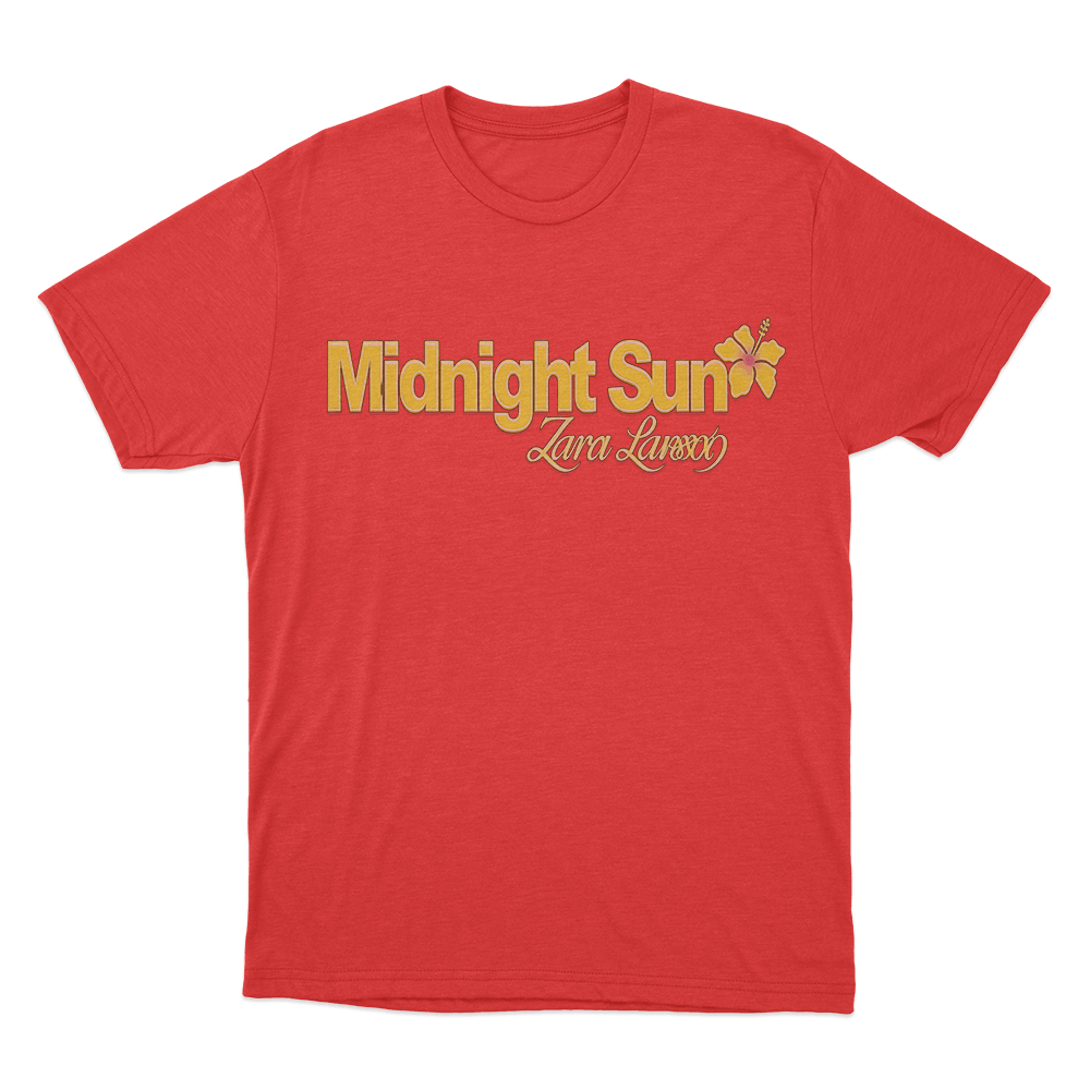 Midnight Sun Zara T Shirt Red Midnight Sun Zara T Shirt Red