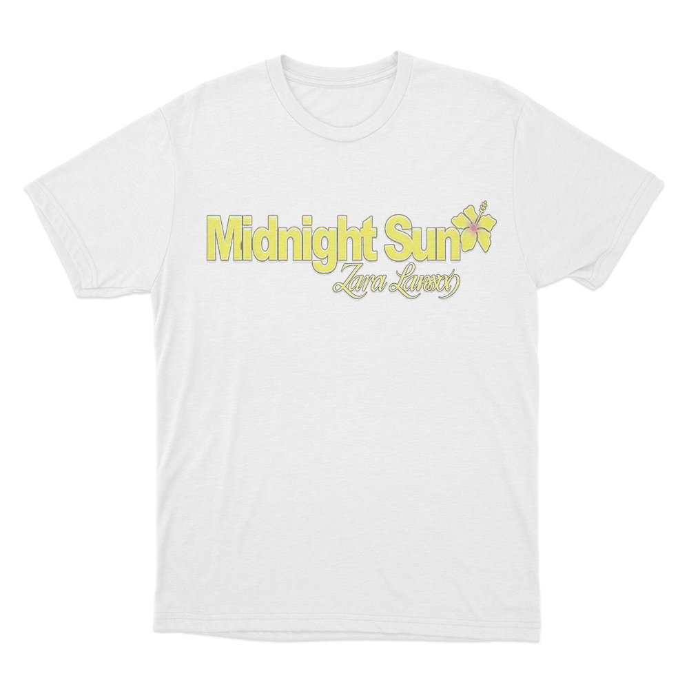 Midnight Sun Zara T Shirt White Midnight Sun Zara T Shirt White