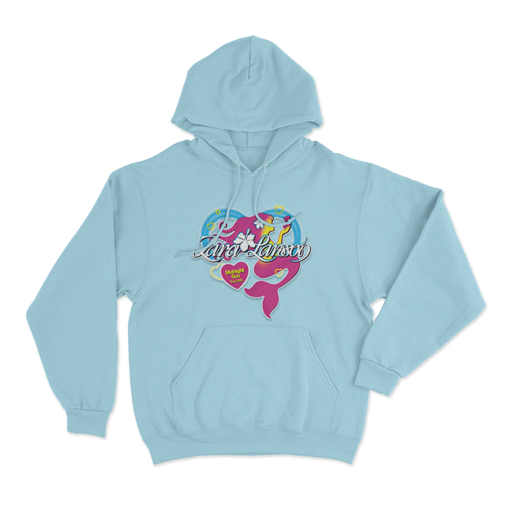Zara Larsson Mermaid Hoodie Sky Blue Zara Larsson Mermaid Hoodie Sky Blue