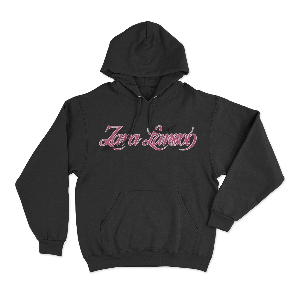 Zara Larsson Pink Hoodie Black Zara Larsson Pink Hoodie Black