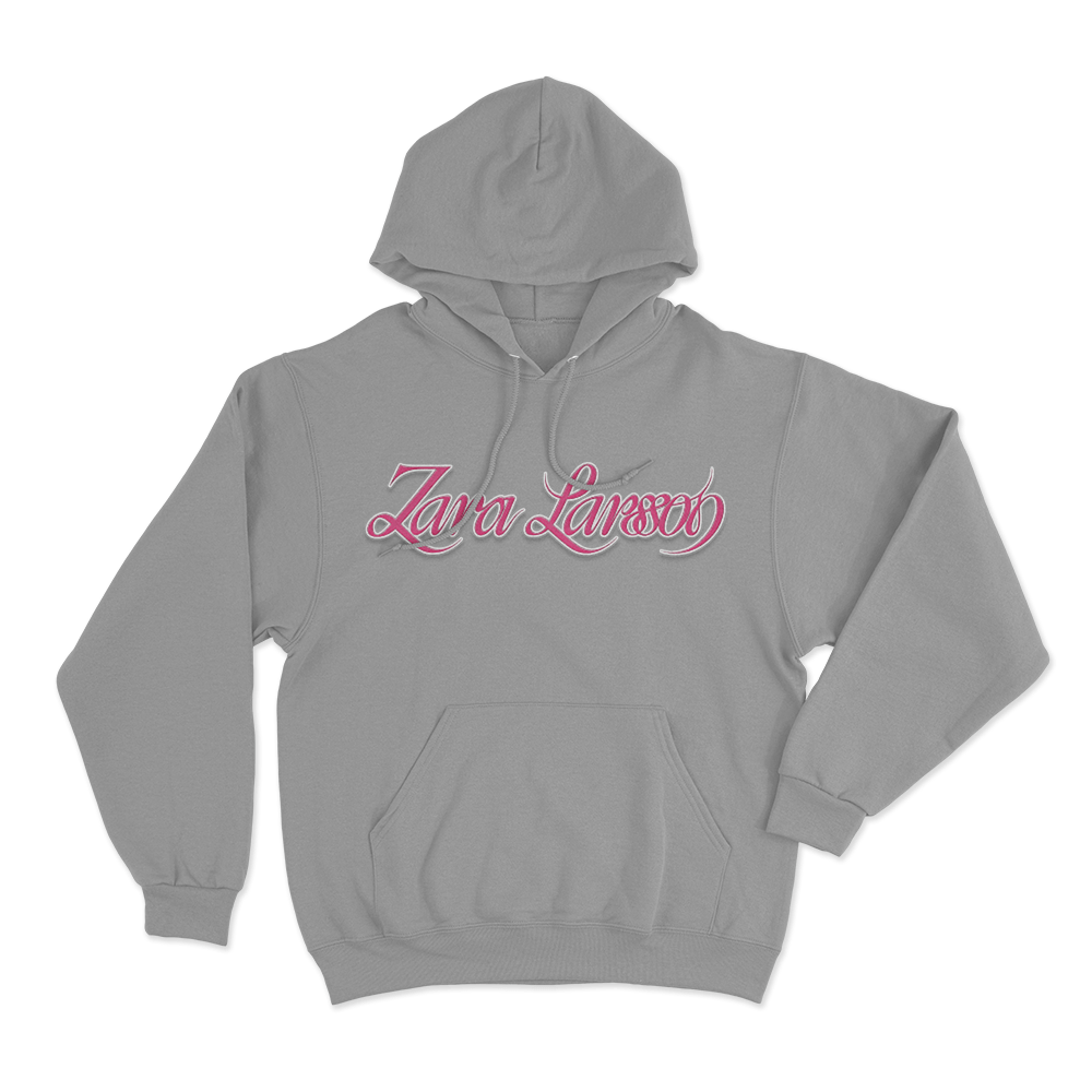 Zara Larsson Pink Hoodie Grey Zara Larsson Pink Hoodie Grey