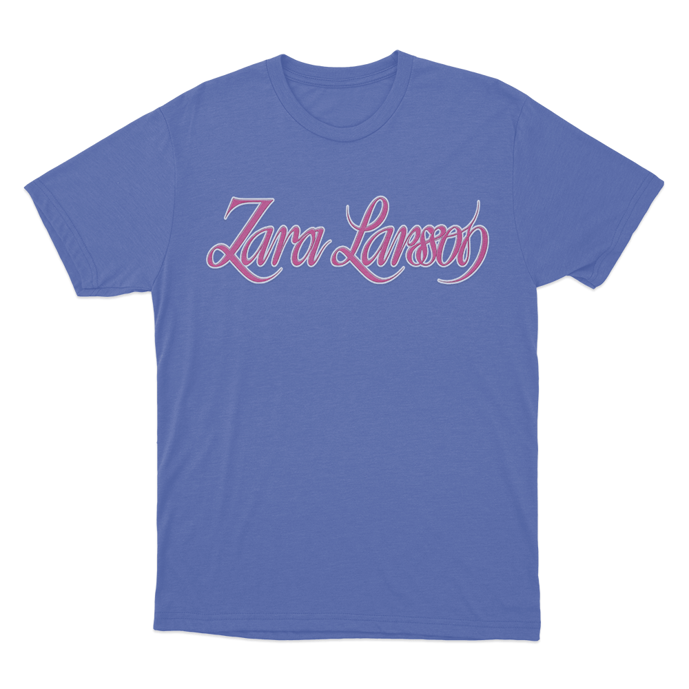 Zara Larsson Pink T Shirt Blue Zara Larsson Pink T Shirt Blue