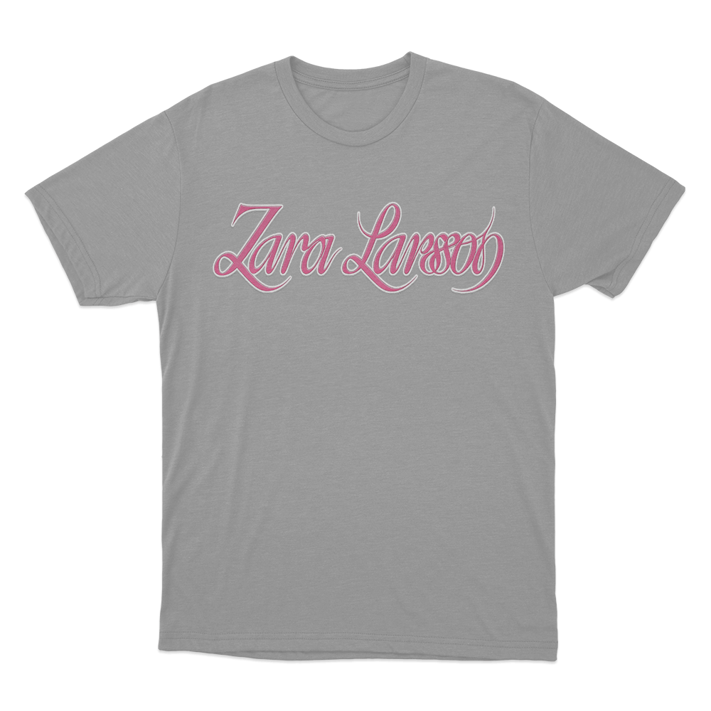 Zara Larsson Pink T Shirt Grey Zara Larsson Pink T Shirt Grey