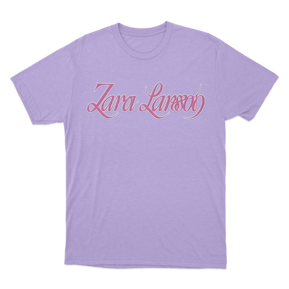 Zara Larsson Pink T Shirt Purple Zara Larsson Pink T Shirt Purple