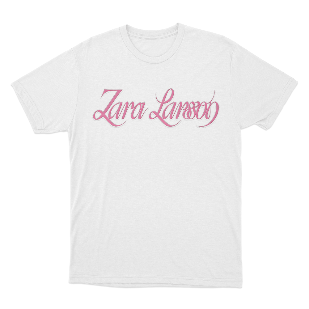 Zara Larsson Pink T Shirt White Zara Larsson Pink T Shirt White