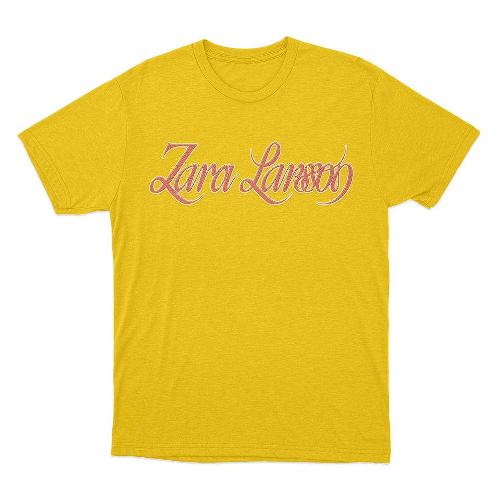 Zara Larsson Pink T Shirt Yellow Zara Larsson Pink T Shirt Yellow